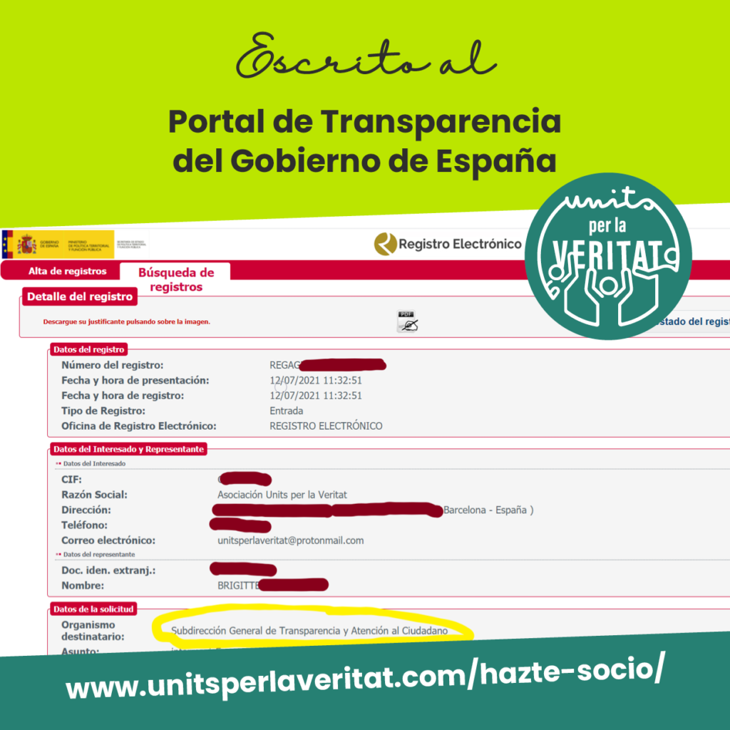 Escrito Portal de Transparencia