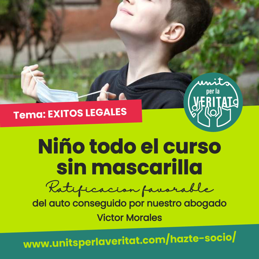 Auto favorable niño mascarilla